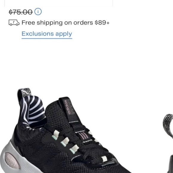 Adidas PureComfort Sneakers Women  Size 7 - Picture 6 of 6